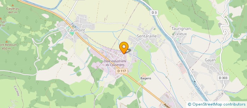 localisation de l'entreprise TETRA à LORP-SENTARAILLE