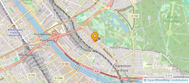 localisation de l'entreprise TETRA AUDIT  CHARENTON-LE-PONT