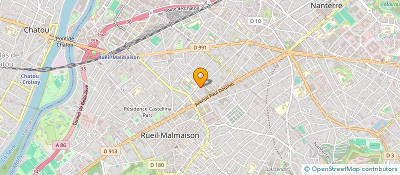localisation de l'entreprise TETRA CAPITAL à RUEIL-MALMAISON