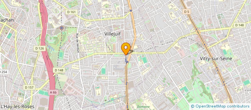 localisation de l'entreprise TETRA COM  VILLEJUIF