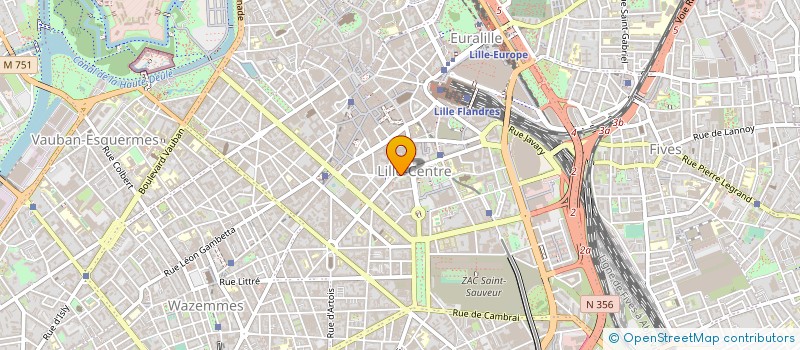 localisation de l'entreprise TETRA COMPUTER à LILLE