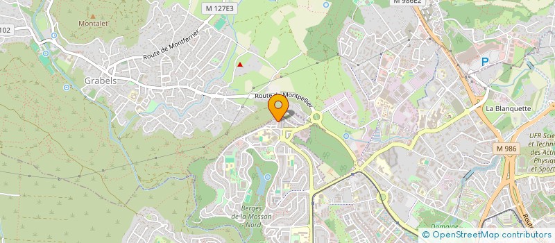 localisation de l'entreprise TETRA POLES à MONTPELLIER