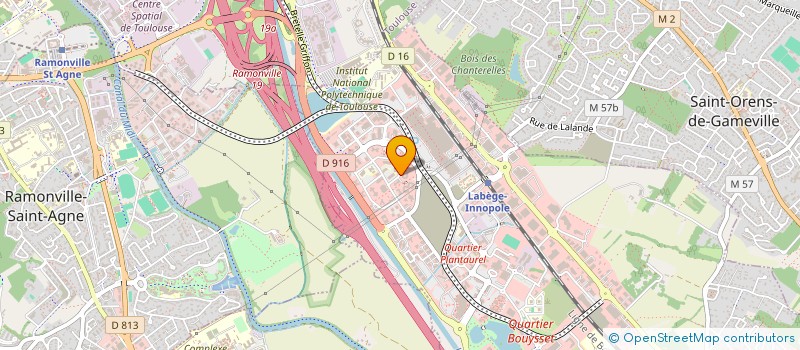 localisation de l'entreprise TETRA PROTECTION SERVICES  LABEGE