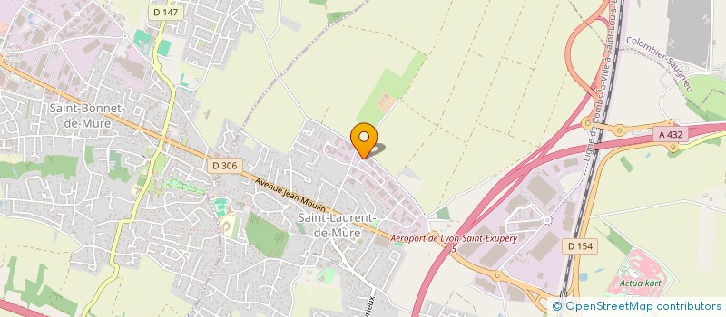 localisation de l'entreprise TETRA SECURITE à SAINT-LAURENT-DE-MURE