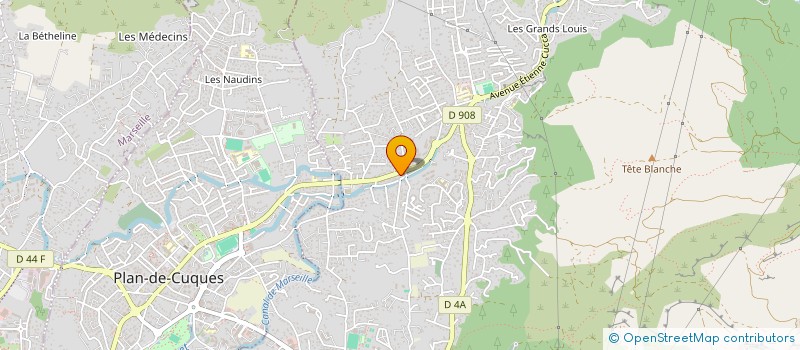 localisation de l'entreprise TETRABAT à ALLAUCH