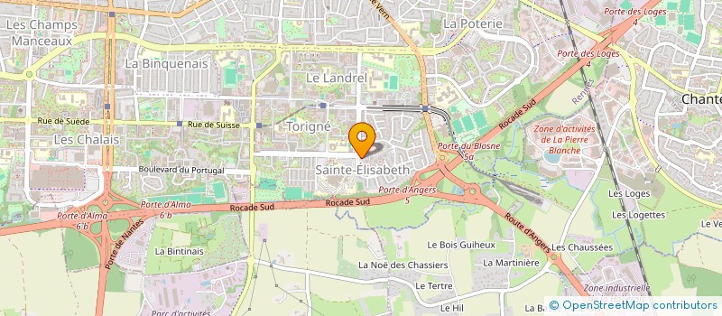 localisation de l'entreprise TETRAGONAL  RENNES