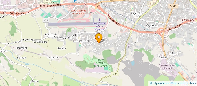 localisation de l'entreprise TETRAKTIV  LE SEQUESTRE