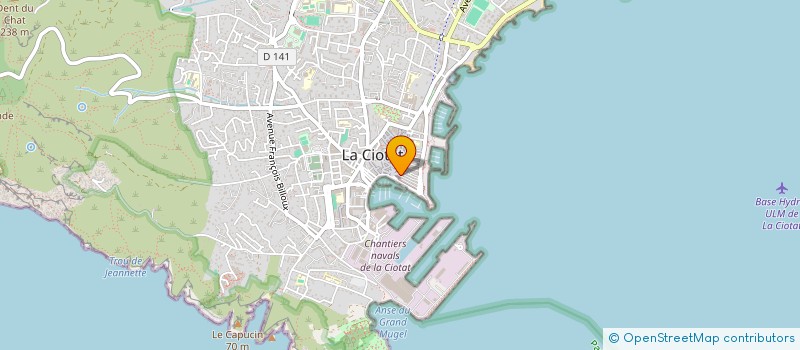 localisation de l'entreprise TETRALOG à LA CIOTAT