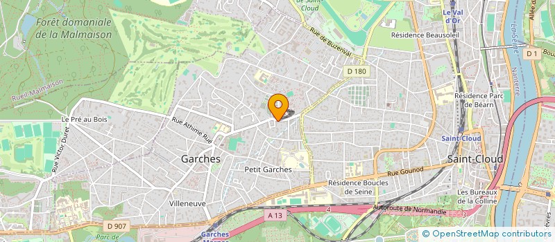 localisation de l'entreprise TETRALYS  GARCHES