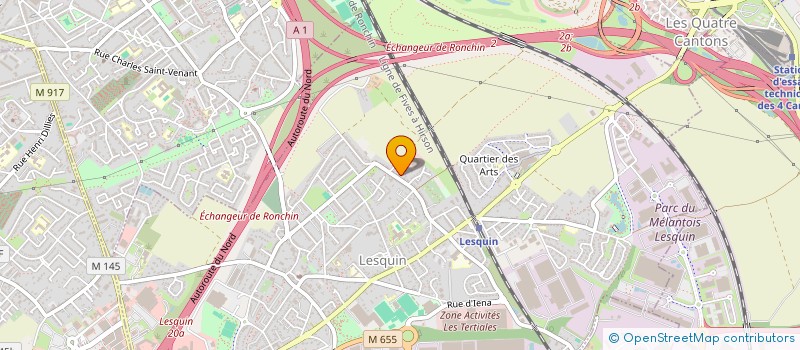 localisation de l'entreprise TETRAN FORMENTI FRNCA S.A.R.L à LESQUIN