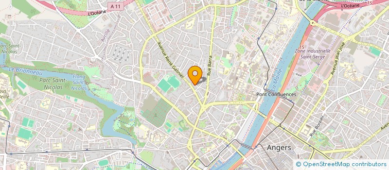 localisation de l'entreprise TETRAPHARMAKON à ANGERS