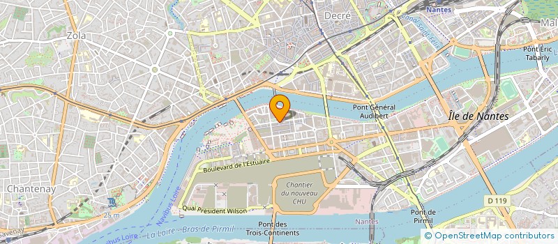 localisation de l'entreprise TETRARC à NANTES