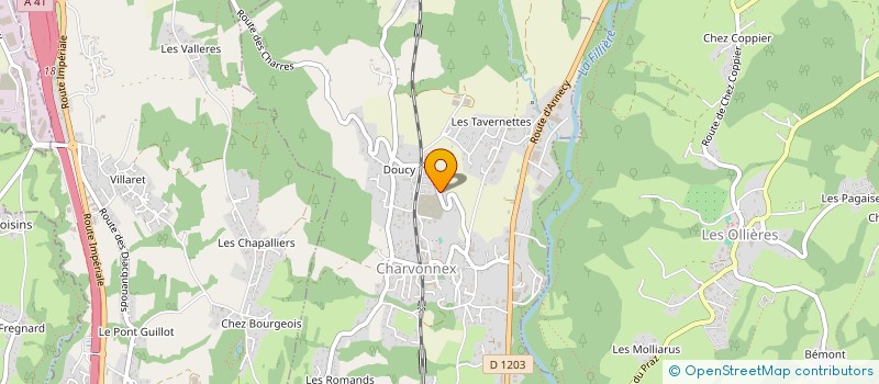 localisation de l'entreprise TETRAS LYRE  CHARVONNEX