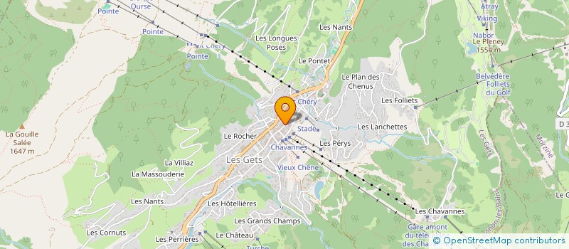 localisation de l'entreprise TETRAS SPORTS à LES GETS