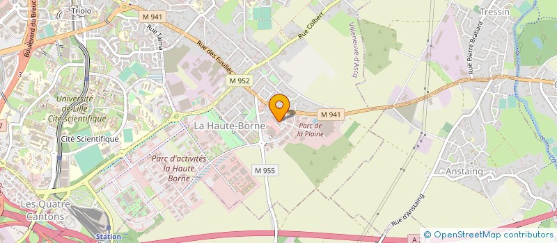 localisation de l'entreprise TETRATECH SARL SCOP  VILLENEUVE-D'ASCQ