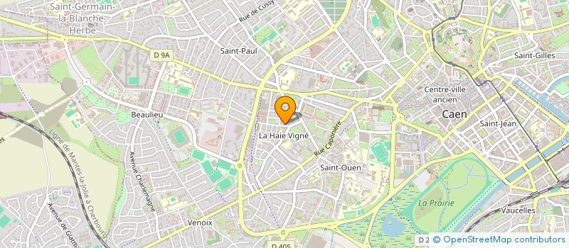 localisation de l'entreprise TETREL à CAEN