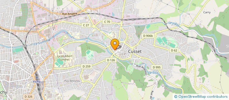 localisation de l'entreprise TETRIDE à CUSSET