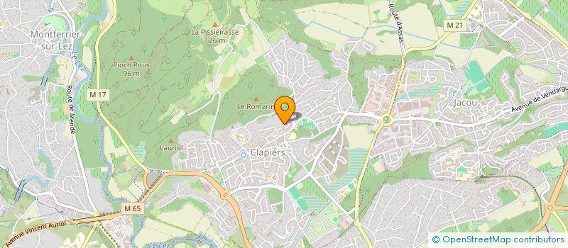 localisation de l'entreprise TETRIS  CLAPIERS