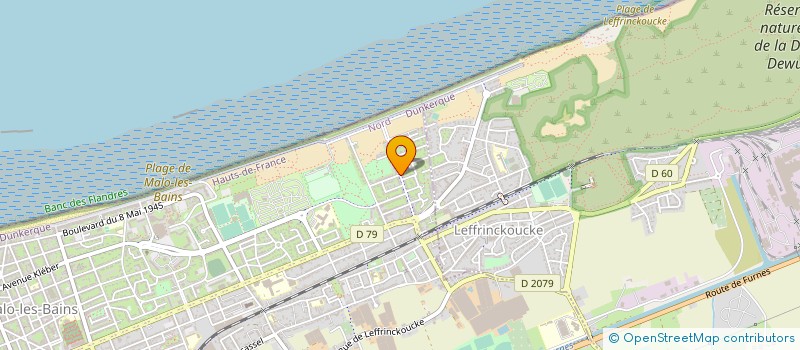 localisation de l'entreprise TETRIS2 à DUNKERQUE