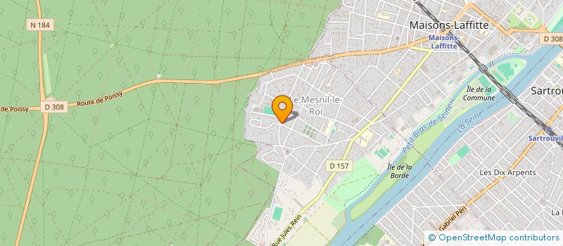 localisation de l'entreprise TETRISK  LE MESNIL-LE-ROI