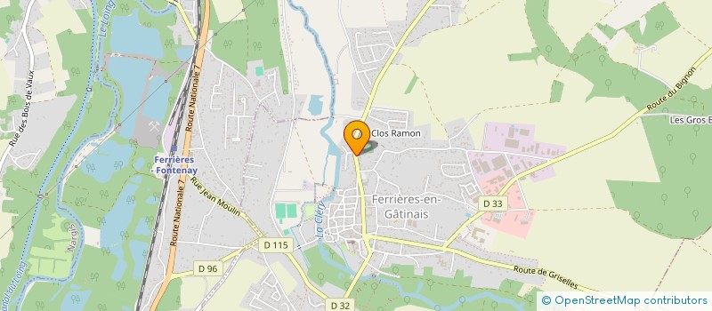 localisation de l'entreprise TETSUN à FERRIERES-EN-GATINAIS