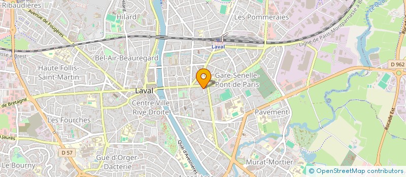 localisation de l'entreprise TETU COURTAGE à LAVAL