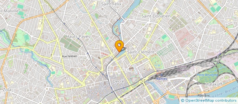 localisation de l'entreprise TEUDI OUEST à NANTES