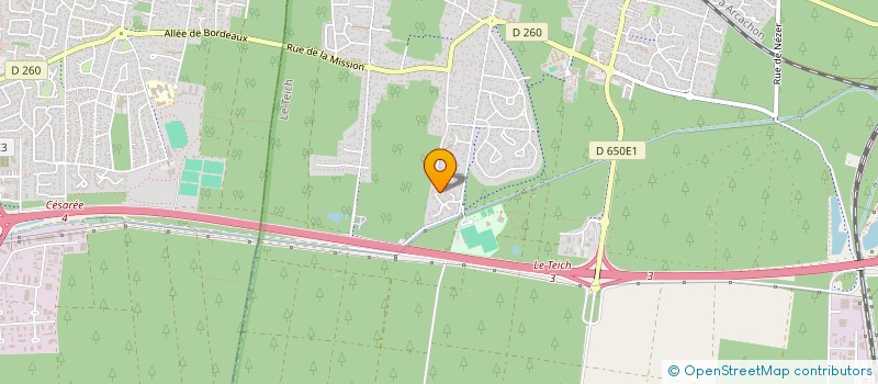 localisation de l'entreprise TEUF  LE TEICH