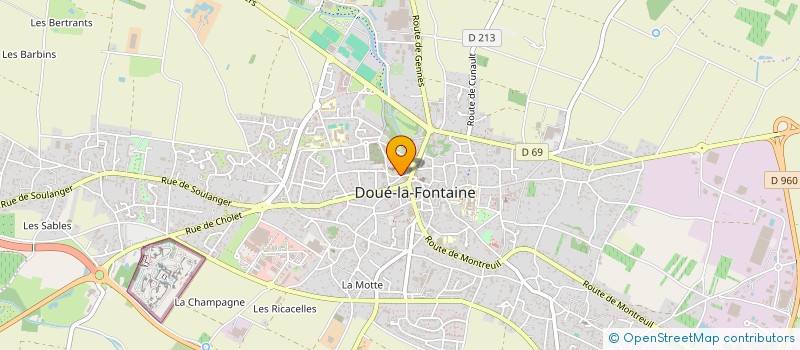 localisation de l'entreprise TEUF TEUF DOUESSINS à DOUE-EN-ANJOU