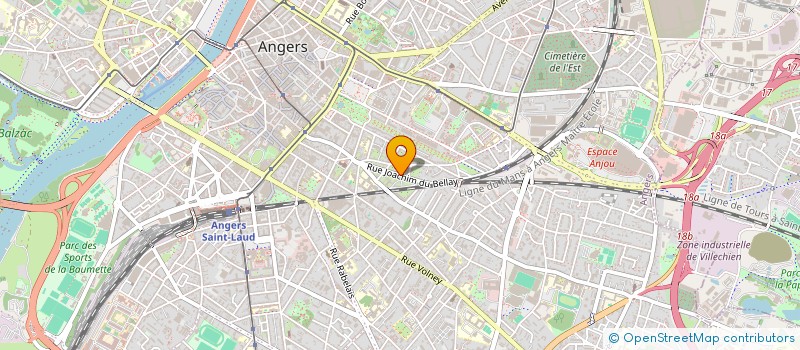 localisation de l'entreprise TEUL à ANGERS