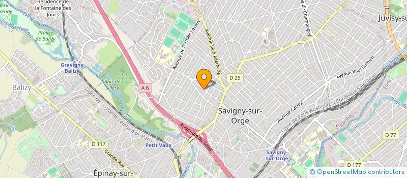 localisation de l'entreprise TEULADE ET COMPAGNIE à SAVIGNY-SUR-ORGE