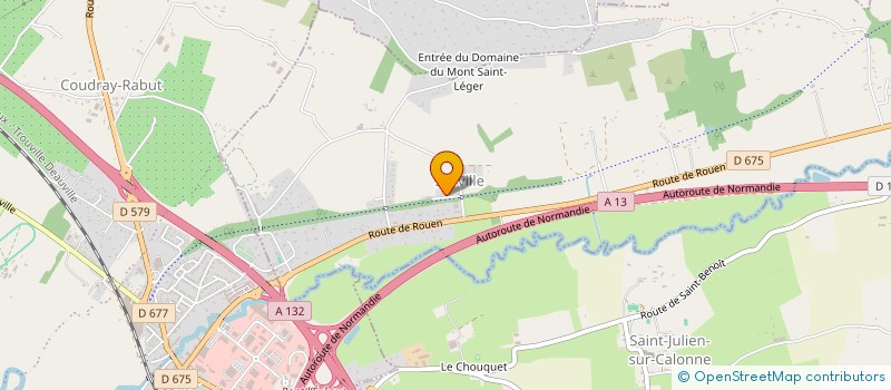 localisation de l'entreprise TEV à SURVILLE