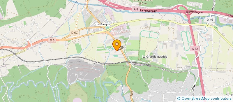 localisation de l'entreprise TEV  FUVEAU