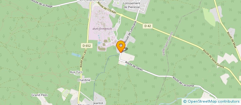 localisation de l'entreprise TEV  VIELLE-SAINT-GIRONS