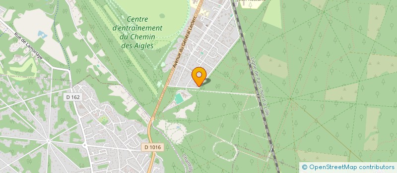 localisation de l'entreprise TEVA  CHANTILLY