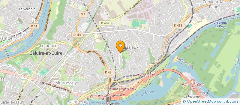 localisation de l'entreprise TEVA  CALUIRE-ET-CUIRE