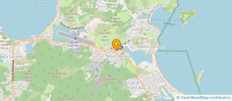 localisation de l'entreprise TEVAH DISTRIBUTORS  SAINT-MARTIN