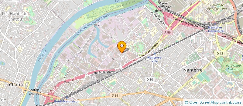 localisation de l'entreprise TEVAH SYSTEMES  GENNEVILLIERS