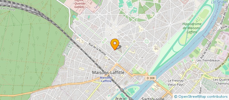 localisation de l'entreprise TEVARUA CONSEIL  MAISONS-LAFFITTE