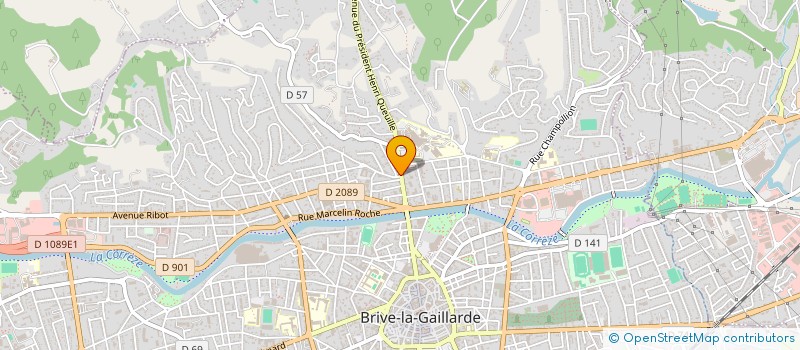 localisation de l'entreprise TEVCO à BRIVE-LA-GAILLARDE