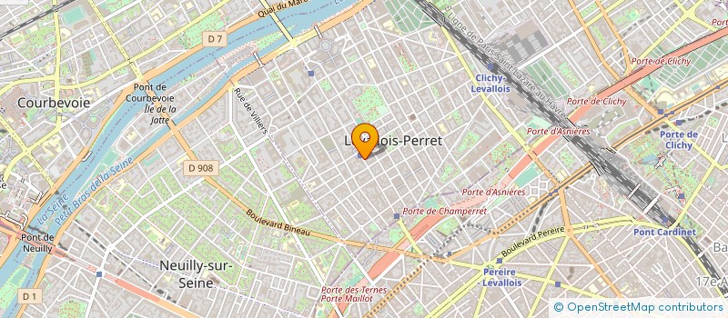 localisation de l'entreprise TEVEMEDIA INTERNATIONAL à LEVALLOIS-PERRET
