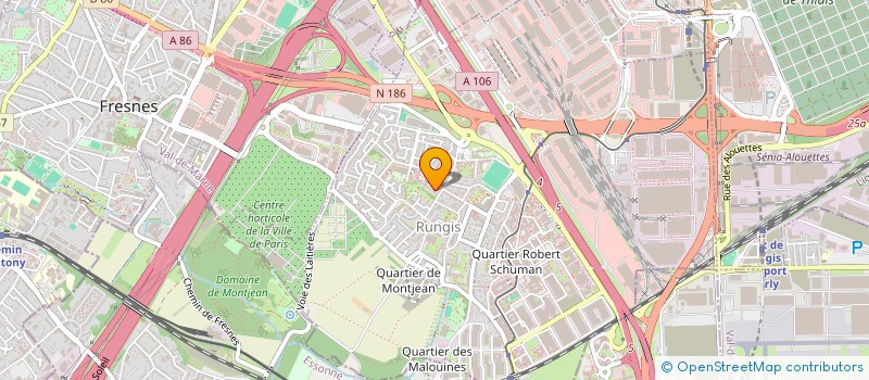 localisation de l'entreprise TEVENOT LACROIX SURVEYS (TLS)  RUNGIS