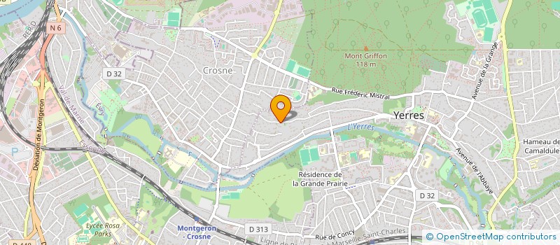 localisation de l'entreprise TEVG à YERRES