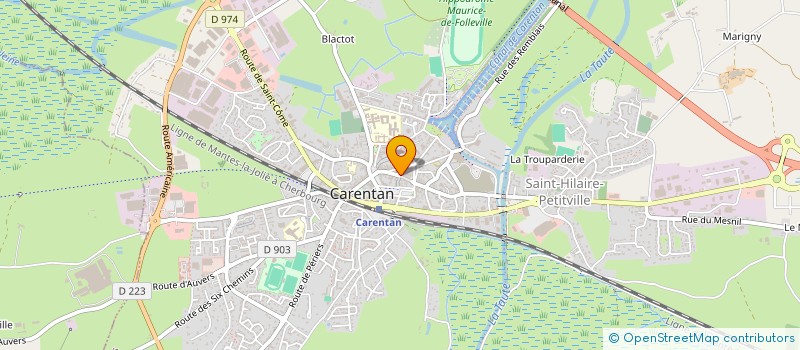 localisation de l'entreprise TEVI  CARENTAN-LES-MARAIS