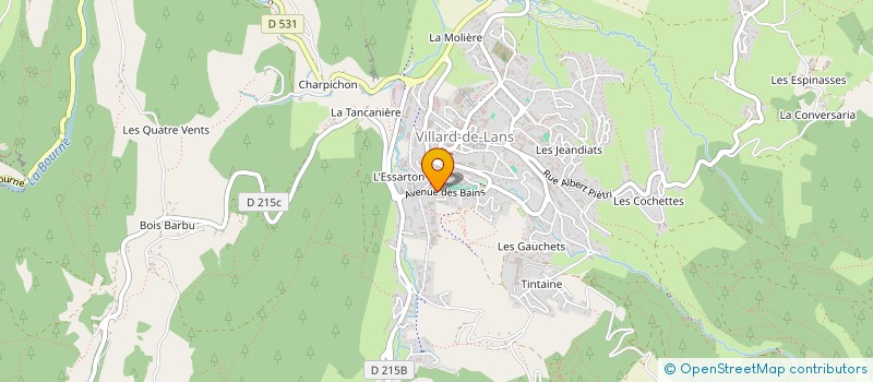localisation de l'entreprise TEVIA à VILLARD-DE-LANS