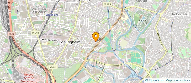 localisation de l'entreprise TEVIF à SCHILTIGHEIM