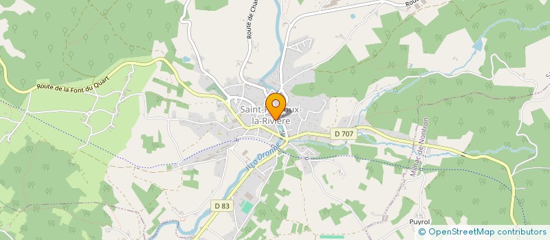 localisation de l'entreprise TEVIMO  SAINT-PARDOUX-LA-RIVIERE