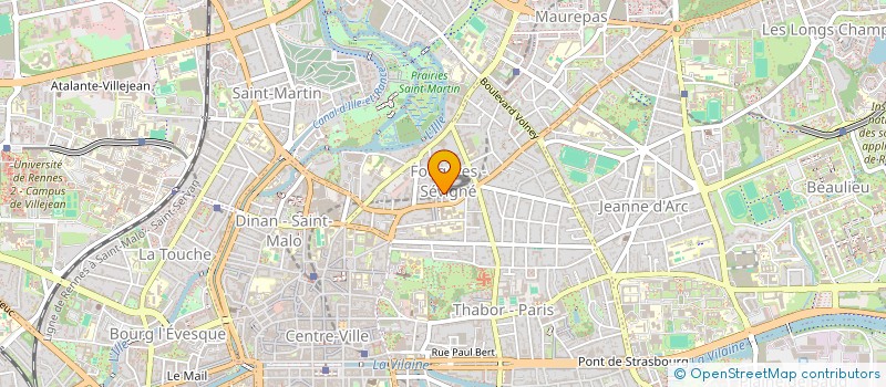 localisation de l'entreprise TEVLAC  RENNES