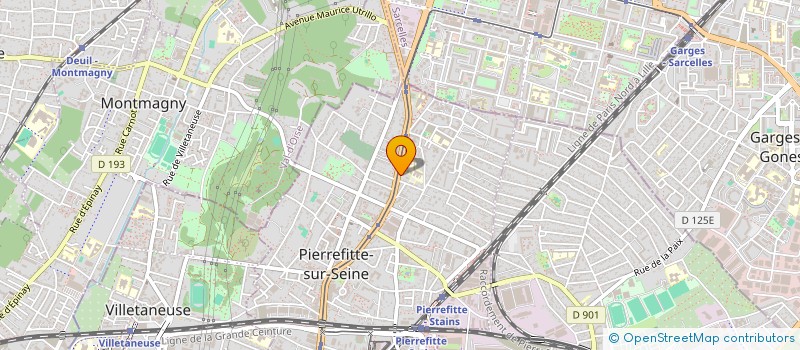 localisation de l'entreprise TEX 300 à PIERREFITTE-SUR-SEINE