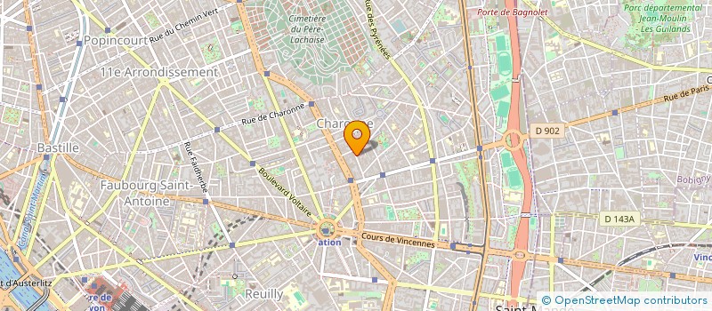 localisation de l'entreprise TEX  PARIS